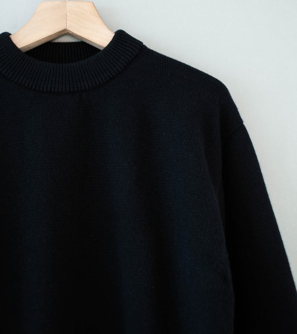 Arpenteur 'Source Sweater' (Black Merino Cashmere)