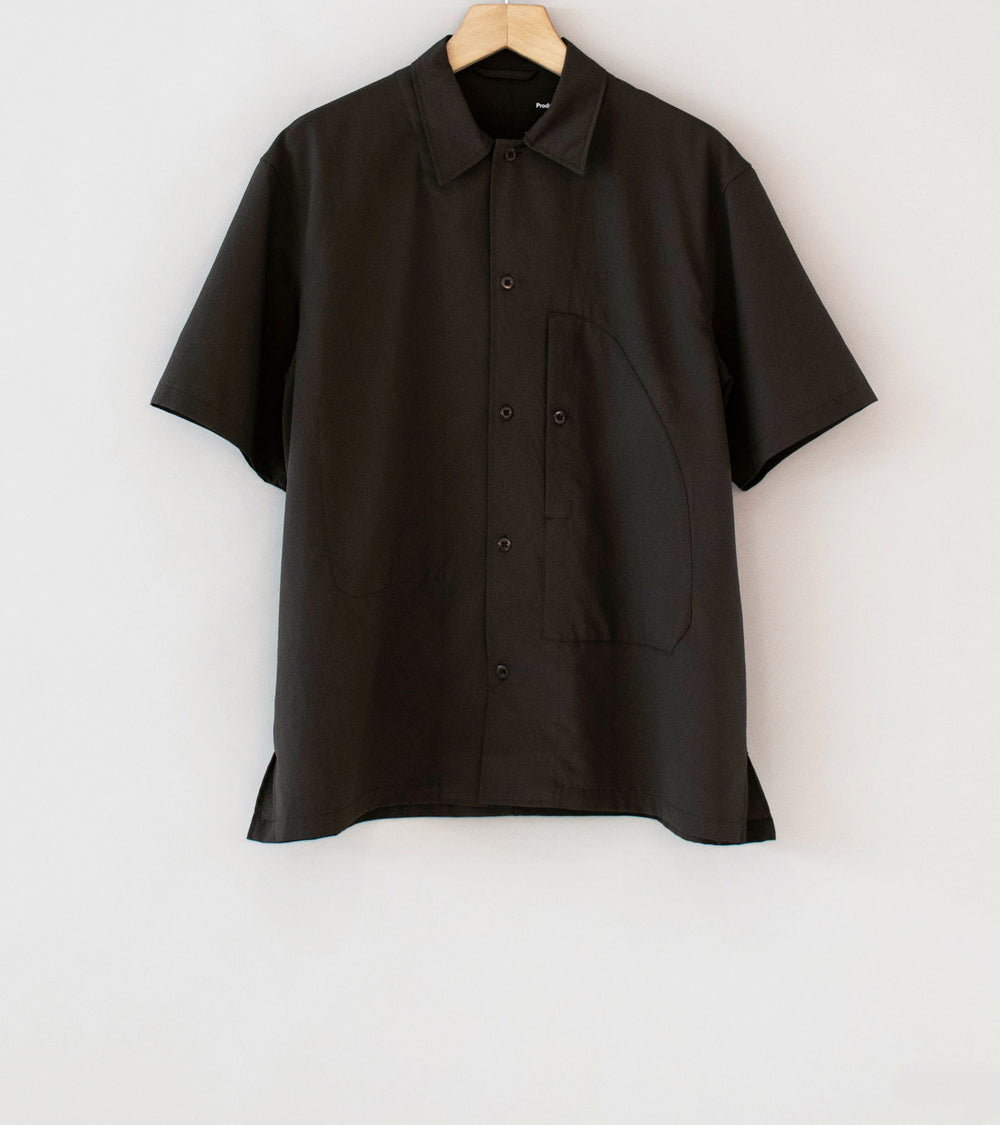 Product Twelve 'Ventilation Short Sleeve Shirt' (Brown)
