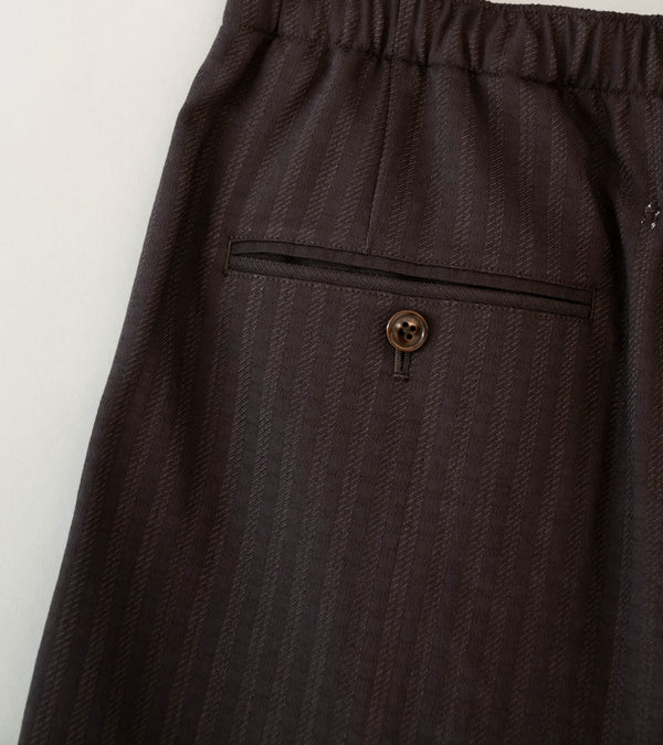 Product Twelve 'Techno Wool Sucker Training Shorts' (Brown)