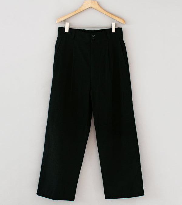 Aton 'M-47 Pants' (Black Hard Washed Cotton) – C'H'C'M'