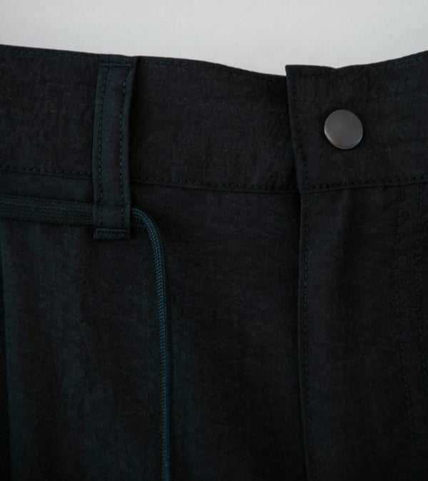Product Twelve 'Silk Nylon Short Work Pants' (Black)