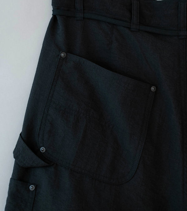 Product Twelve 'Silk Nylon Short Work Pants' (Black)