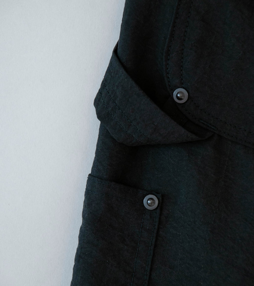 Product Twelve 'Silk Nylon Short Work Pants' (Black)