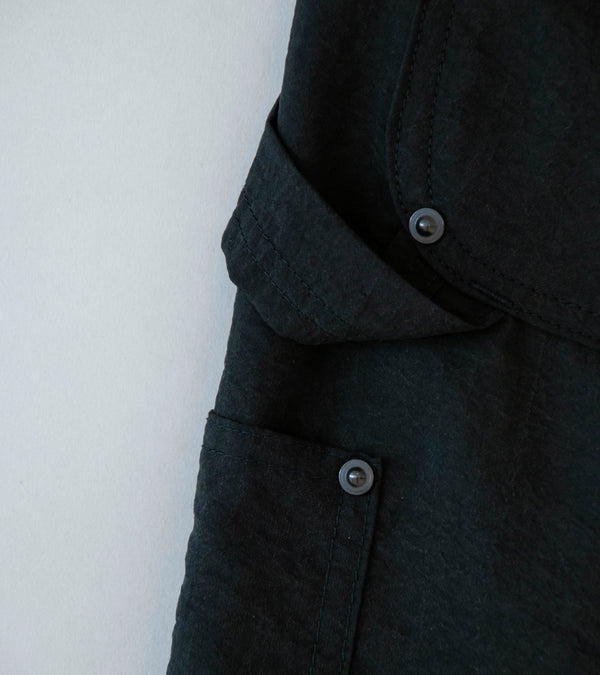 Product Twelve 'Silk Nylon Short Work Pants' (Black)