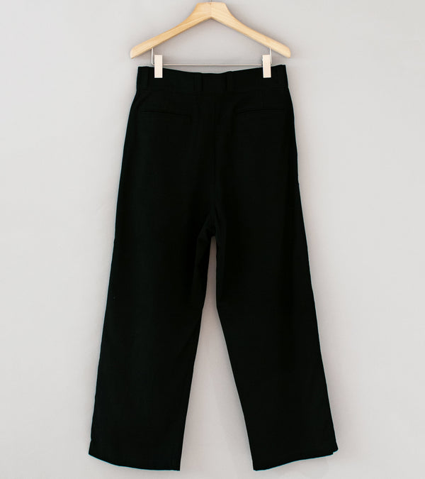 Aton 'M-47 Pants' (Black Hard Washed Cotton)