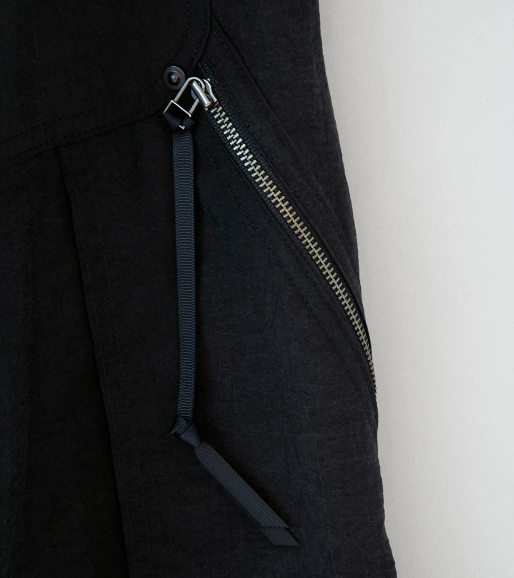 Product Twelve 'Silk Nylon Short Work Pants' (Black)