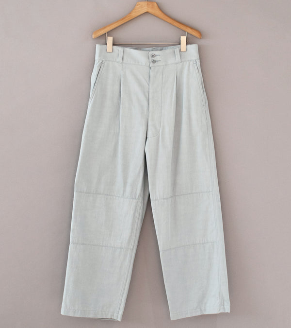 Aton 'M-47 Pants' (Sax Hard Washed Cotton)
