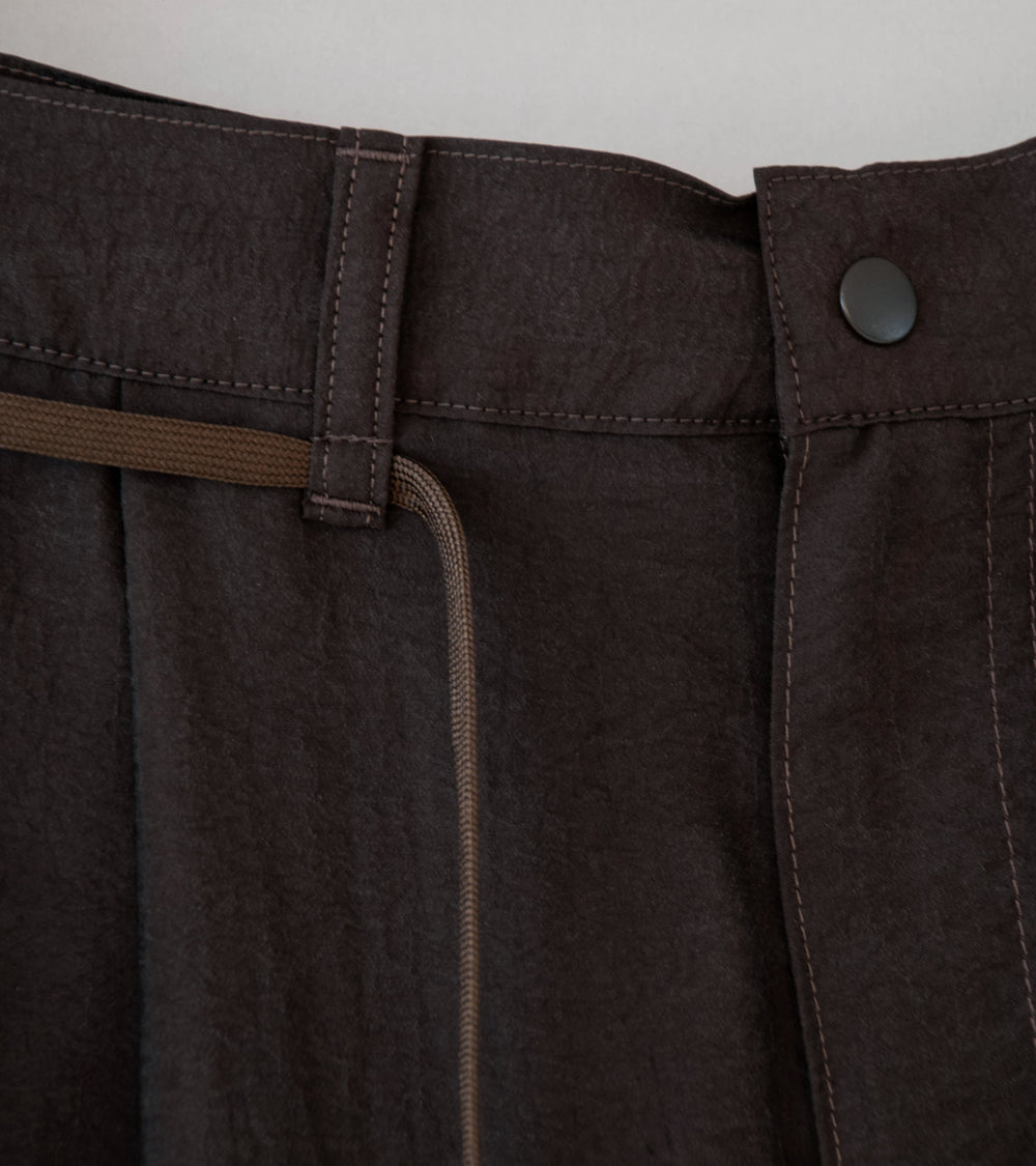 Product Twelve 'Silk Nylon Short Work Pants' (Brown)