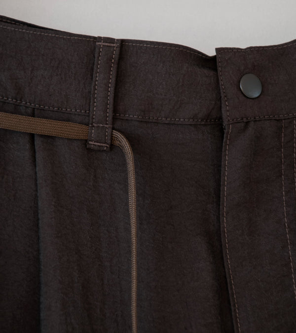 Product Twelve 'Silk Nylon Short Work Pants' (Brown)