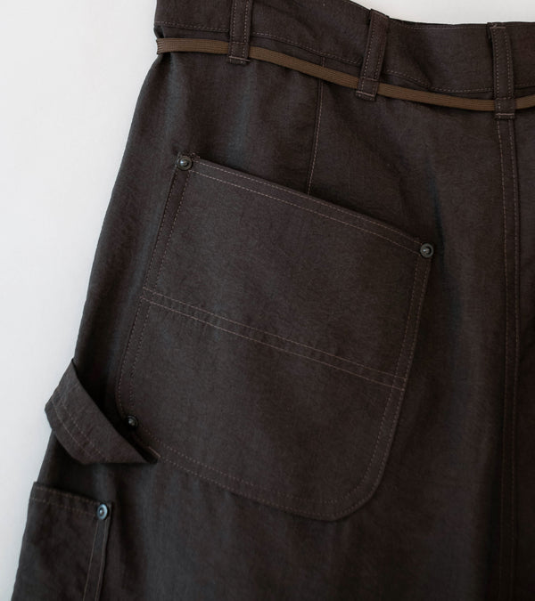 Product Twelve 'Silk Nylon Short Work Pants' (Brown)