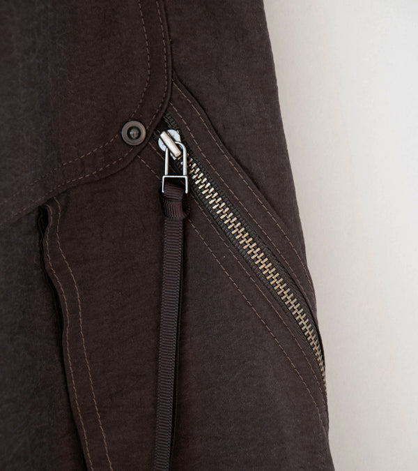 Product Twelve 'Silk Nylon Short Work Pants' (Brown)