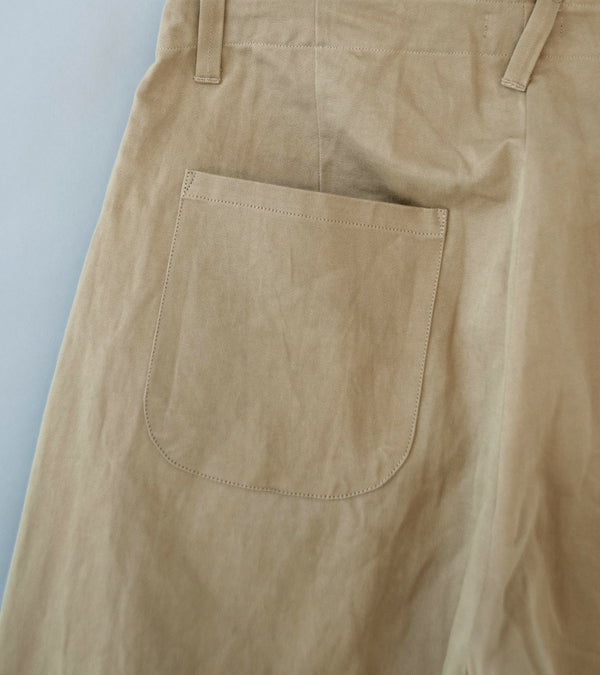 Evan Kinori 'Four Pocket Pant' (Khaki Natural Gallnut Dye Cotton Washi Twill)
