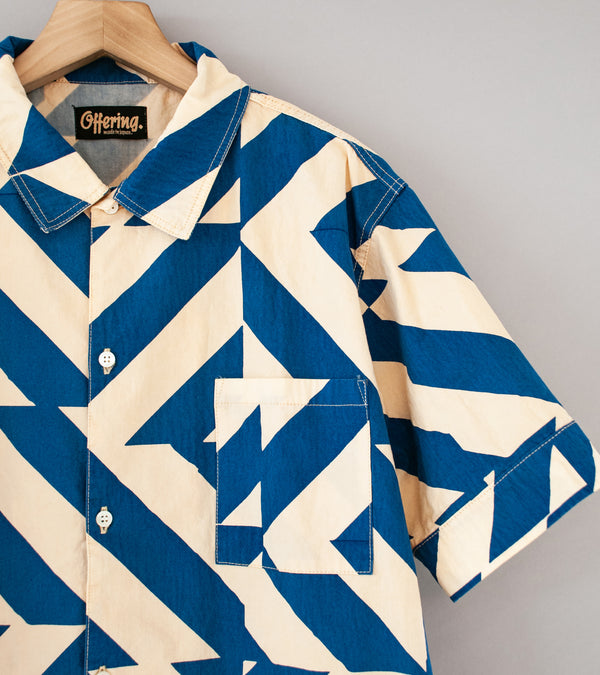 Offering 'Diamond Shirt' (Blue Ecru)