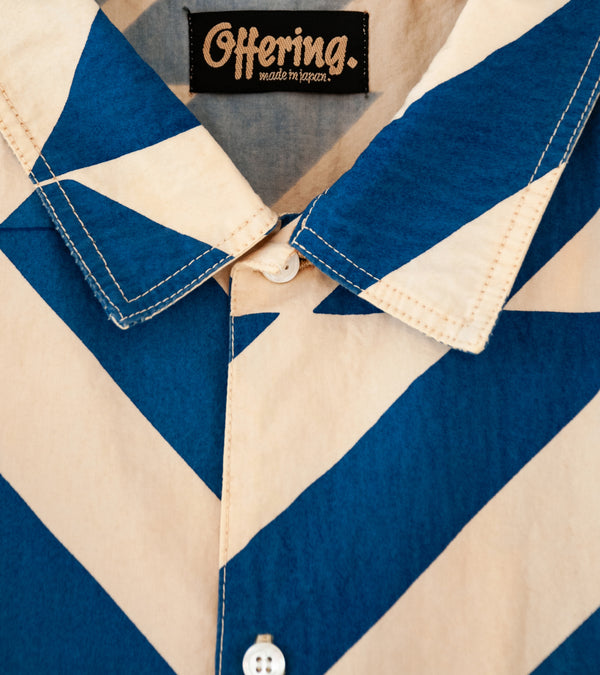 Offering 'Diamond Shirt' (Blue Ecru)