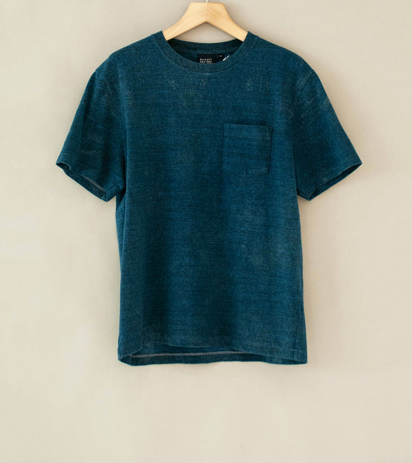 Buckets New York 'Heather Indigo Pocket Tee' (Blue Black)