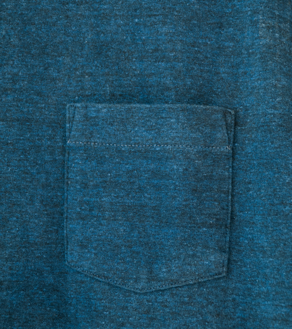 Buckets New York 'Heather Indigo Pocket Tee' (Blue Black)