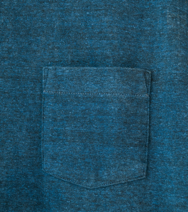 Buckets New York 'Heather Indigo Pocket Tee' (Blue Black)