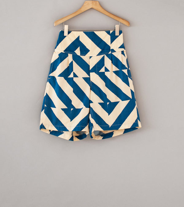 Offering 'Diamond Shorts' (Blue Ecru)