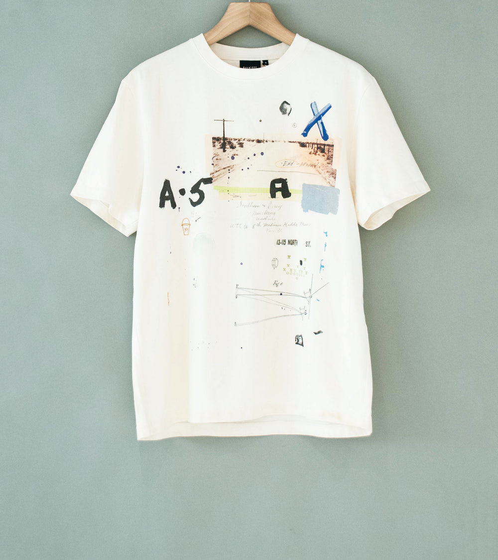 Buckets New York 'Collage Walnut Short Sleeve Tee' (Walnut)