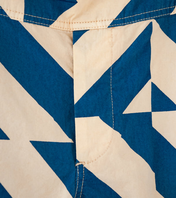 Offering 'Diamond Shorts' (Blue Ecru)