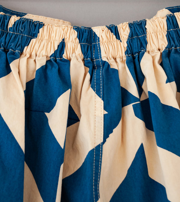 Offering 'Diamond Shorts' (Blue Ecru)