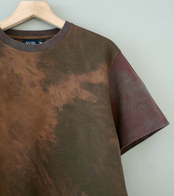 Buckets New York 'Dorozome Rust Short Sleeve Tee' (Burgundy Brown)