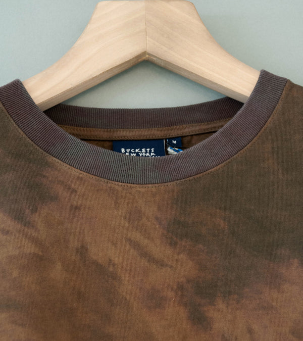 Buckets New York 'Dorozome Rust Short Sleeve Tee' (Burgundy Brown)