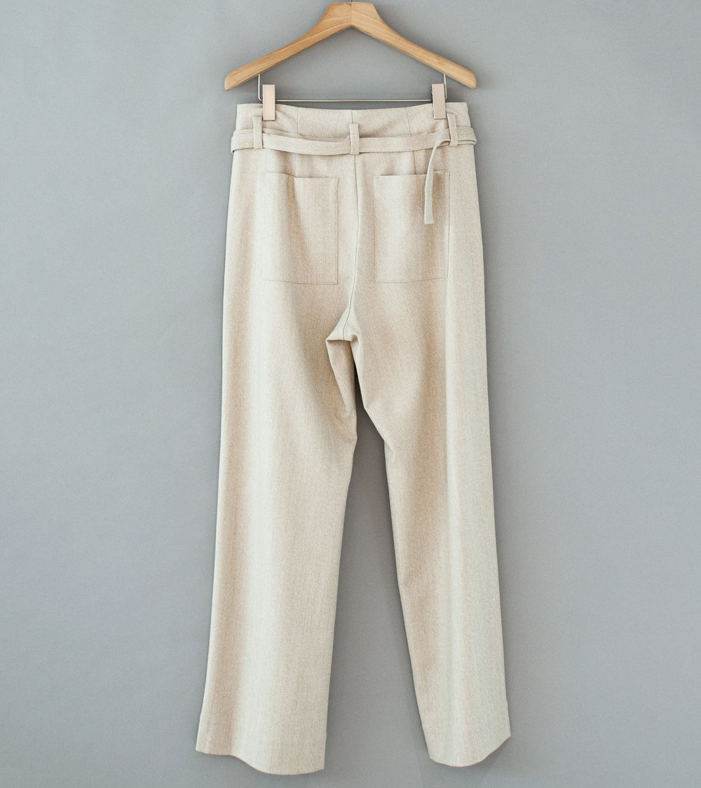 Seya 'Roadtrip Pants' (Creme Fine Grained Tweed)
