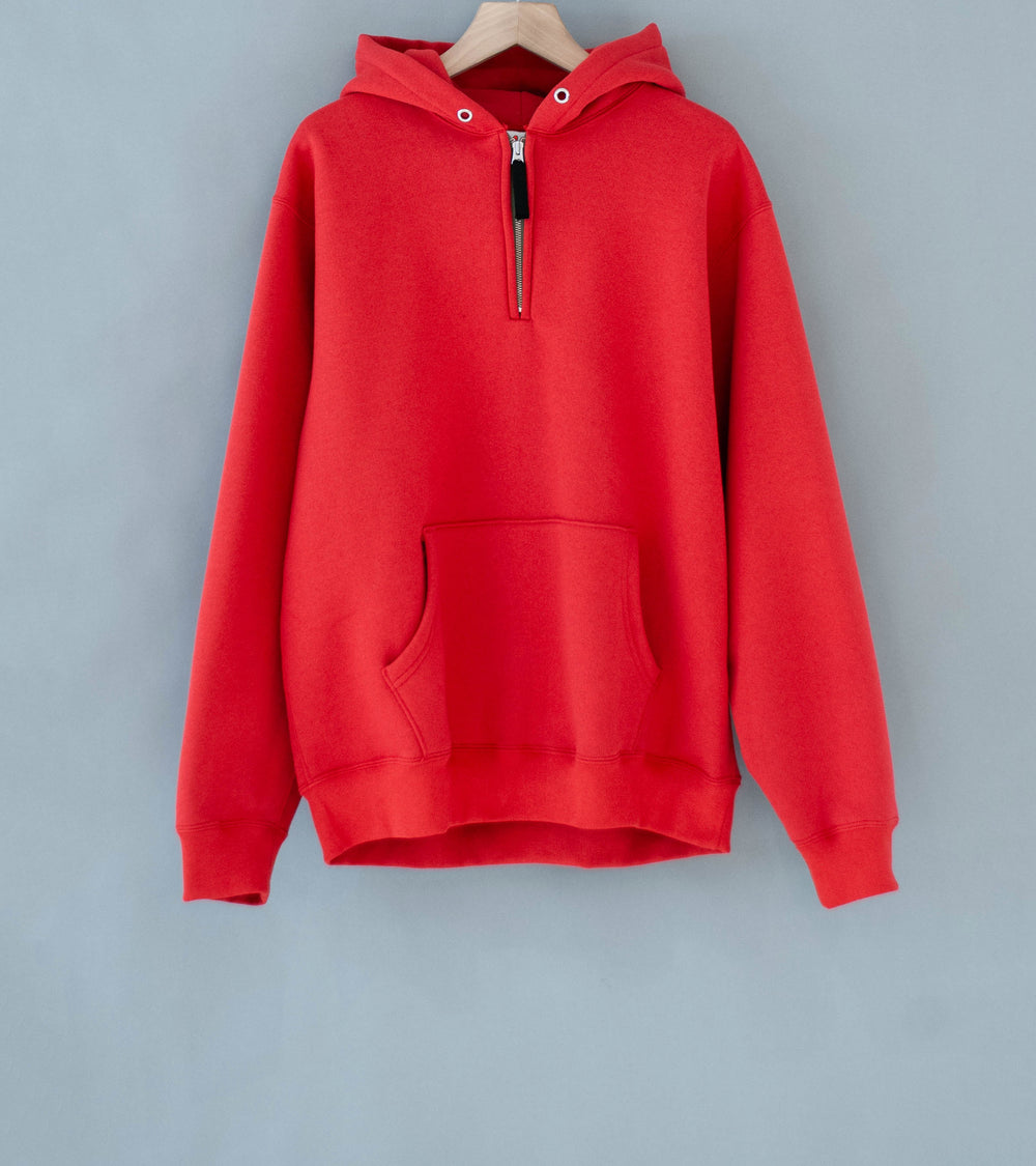 Cease 'Quarter Zip Hoodie' (Poppy Red)