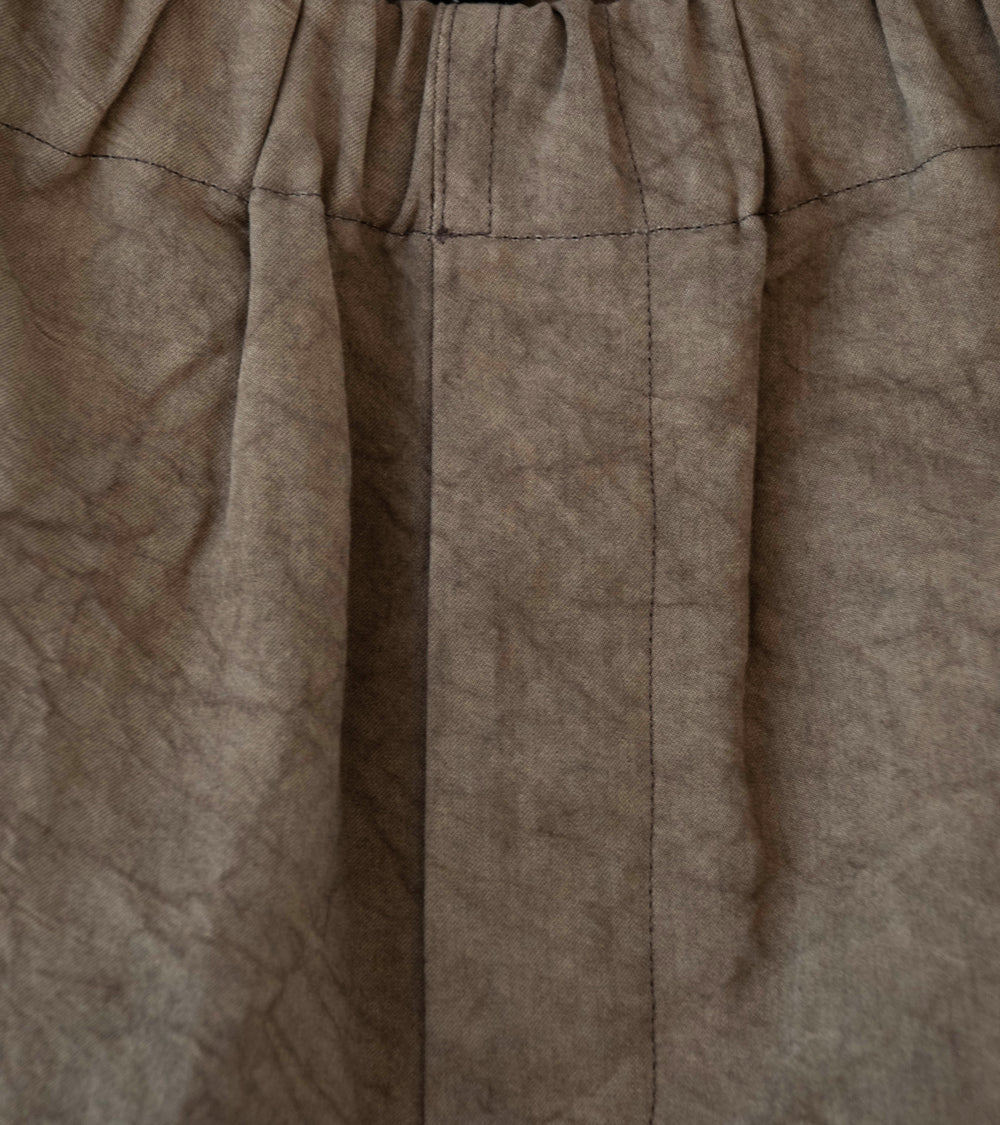 Evan Kinori 'Elastic Pant' (Brown Persimmon Iron Natural Dye Twill)