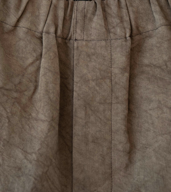 Evan Kinori 'Elastic Pant' (Brown Persimmon Iron Natural Dye Twill)