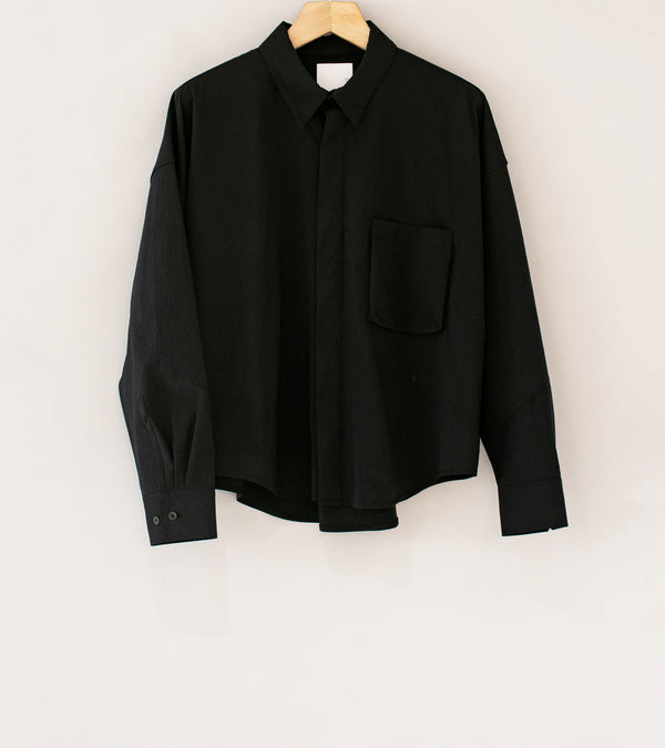 Greg Laboratory 'Permanent Concept Indium Shirt' (Black)