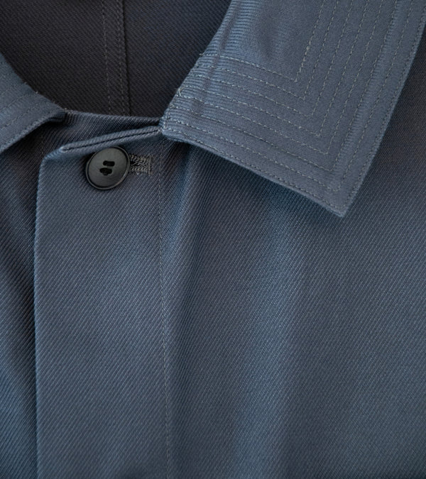 Seya 'La Villaret Over Shirt' (Winter Sky French Worker Serge)