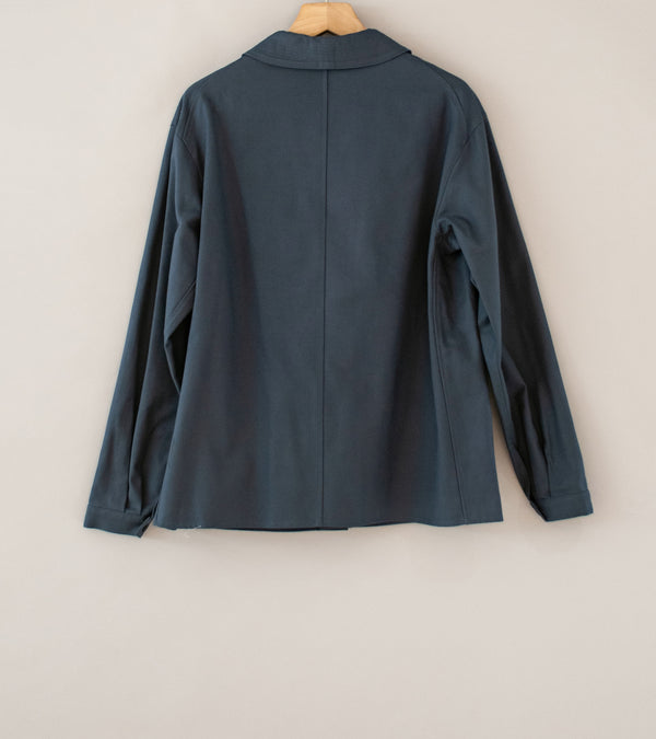 Seya 'La Villaret Over Shirt' (Winter Sky French Worker Serge)