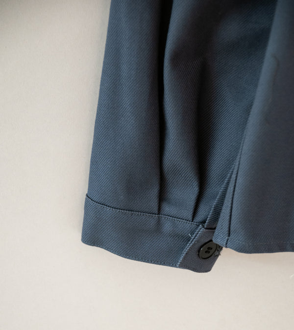 Seya 'La Villaret Over Shirt' (Winter Sky French Worker Serge)