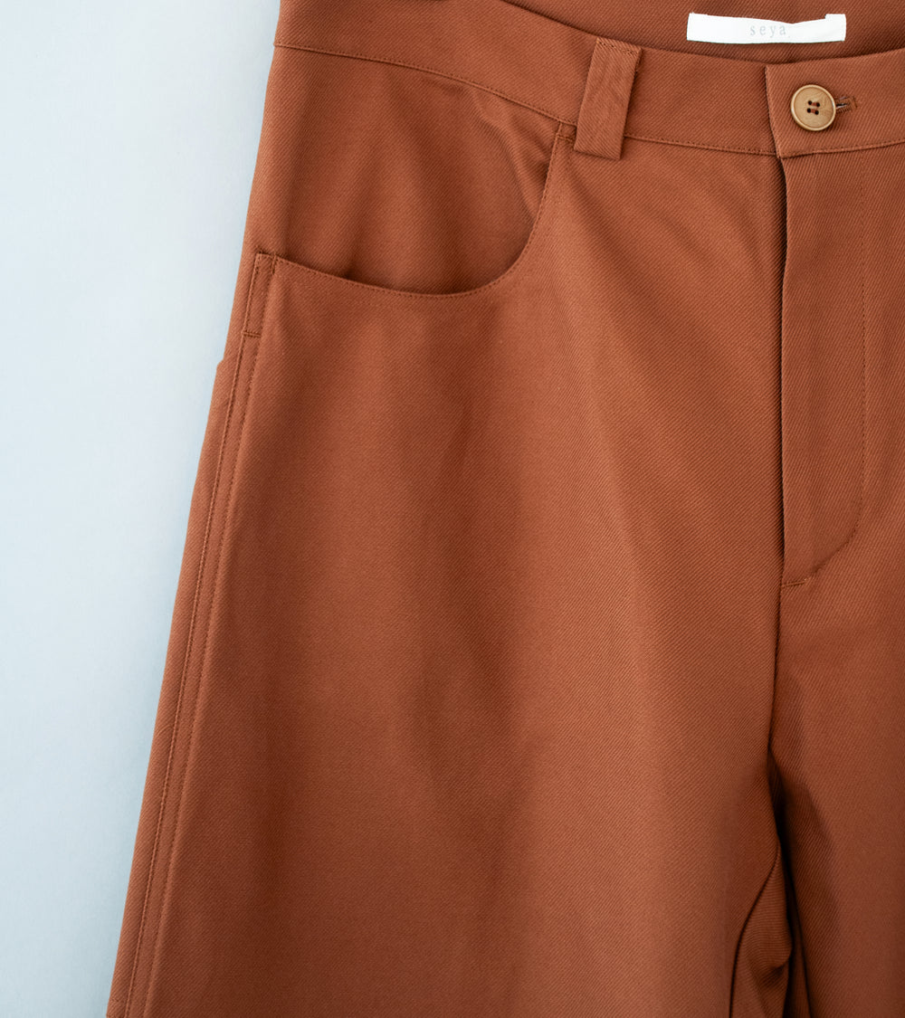 Seya 'La Villaret Pants' (Brick French Worker Serge)
