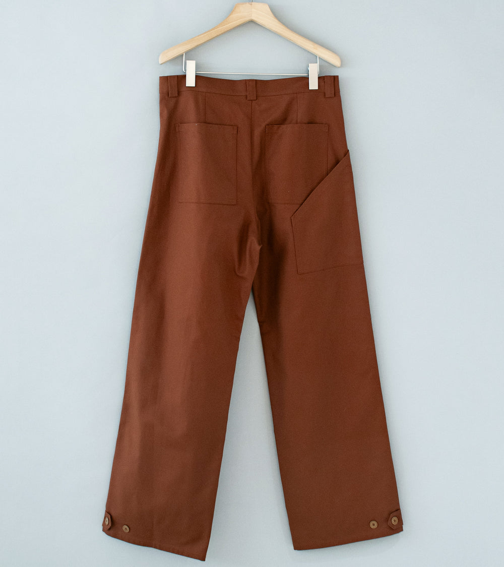 Seya 'La Villaret Pants' (Brick French Worker Serge)