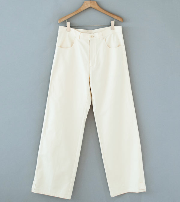 Seya 'La Villaret Pants' (Creme French Worker Serge)