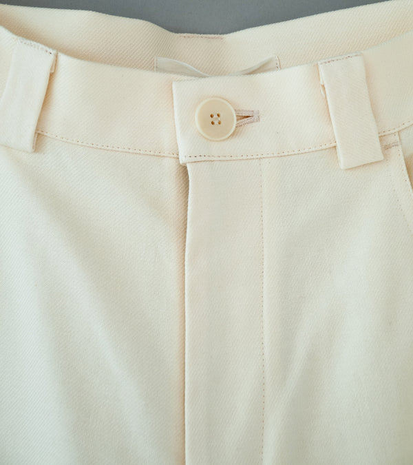Seya 'La Villaret Pants' (Creme French Worker Serge)