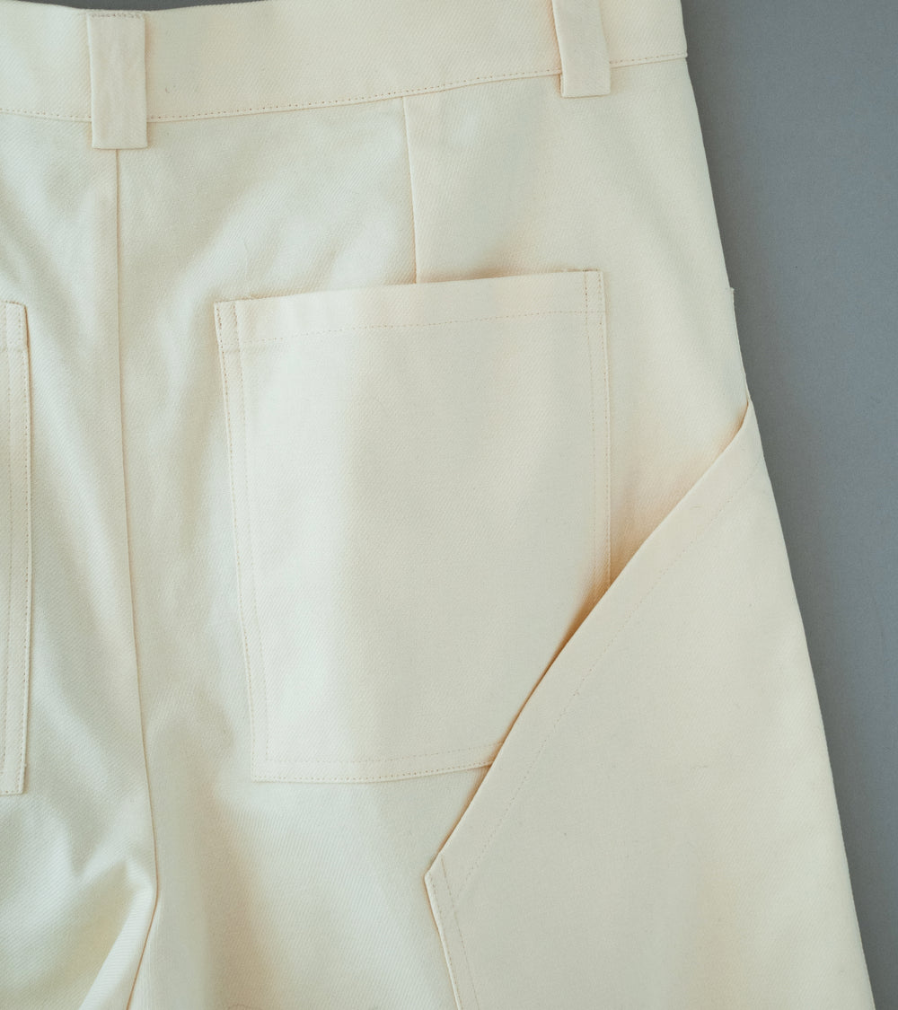 Seya 'La Villaret Pants' (Creme French Worker Serge)