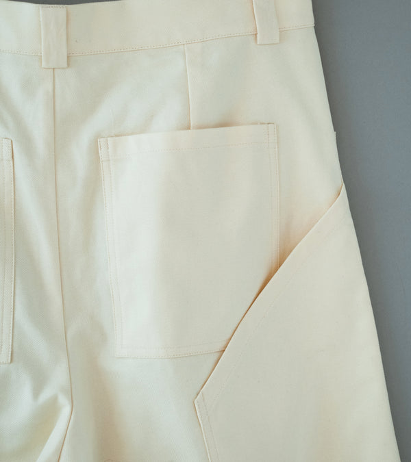 Seya 'La Villaret Pants' (Creme French Worker Serge)