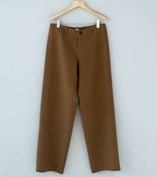Seya 'Light Double Face Pants' (Squirrel Super 110 Fine Merino Wool)