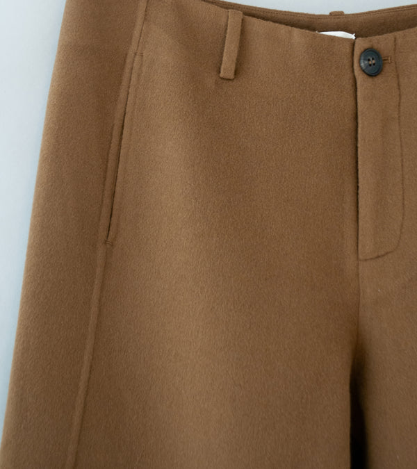 Seya 'Light Double Face Pants' (Squirrel Super 110 Fine Merino Wool)