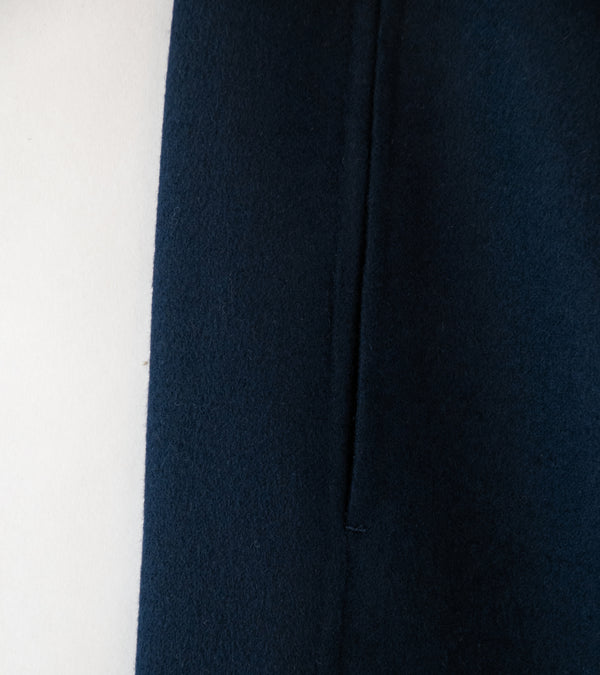 Seya 'Light Double Face Pants' (Night Super 110 Fine Merino Wool)