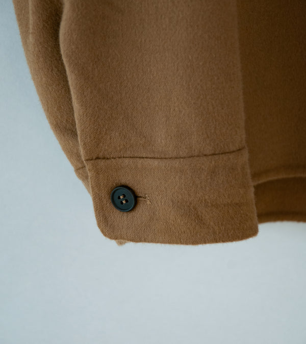 Seya 'Light Double Face Shirt' (Squirrel Super 110 Fine Merino Wool)