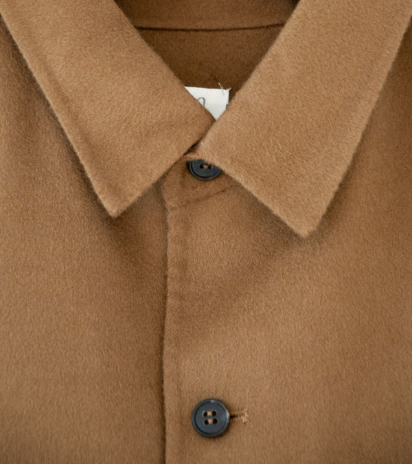 Seya 'Light Double Face Shirt' (Squirrel Super 110 Fine Merino Wool)