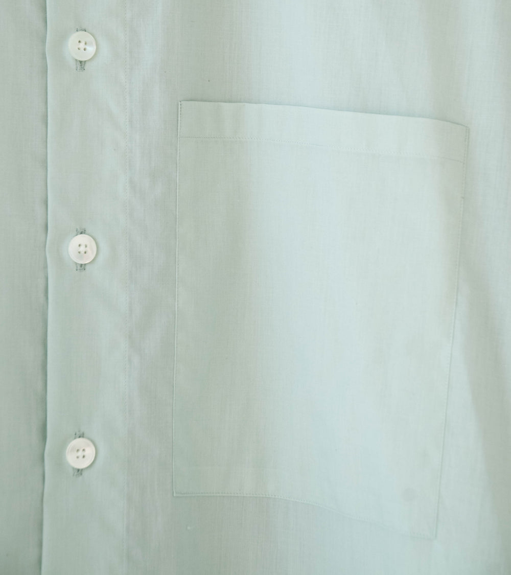 Auralee 'Super Fine Cotton Lawn Shirt' (Pale Blue)
