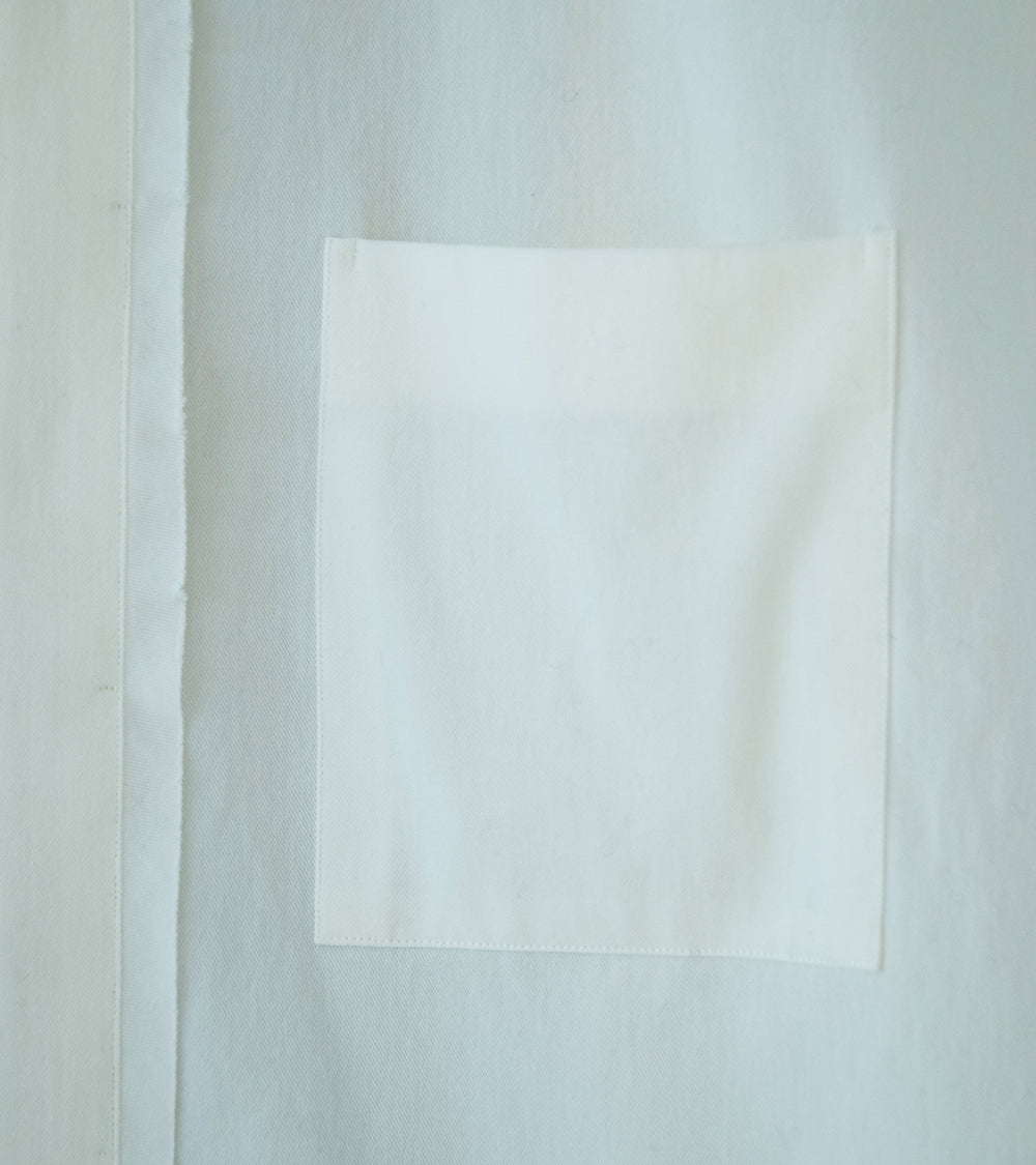 Seya 'Frilled Shirt' (White Dry Organic Cotton)