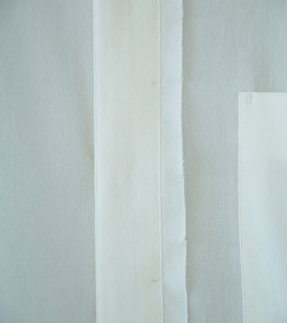 Seya 'Frilled Shirt' (White Dry Organic Cotton)