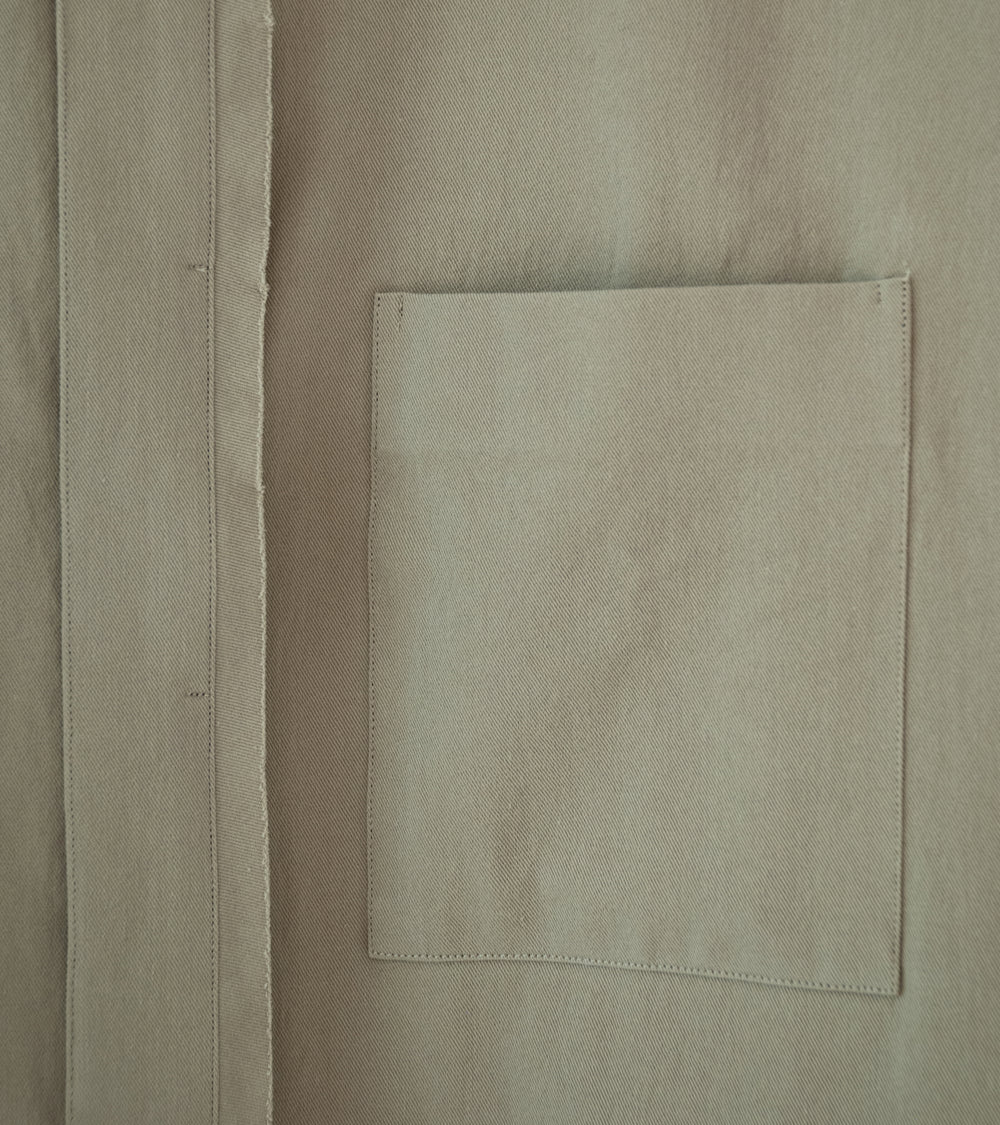 Seya 'Frilled Shirt' (Wheat Dry Organic Cotton)